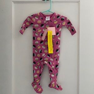 New old stock *vintage* Gymboree 2008 sweet tooth line one piece cupcake PJs